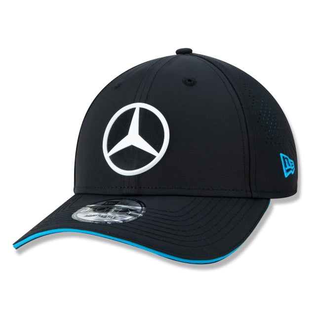 Berretto esclusivo New Era - 9FORTY Mercedes Benz EQ Formula "E" a tesa curva Edizione nera