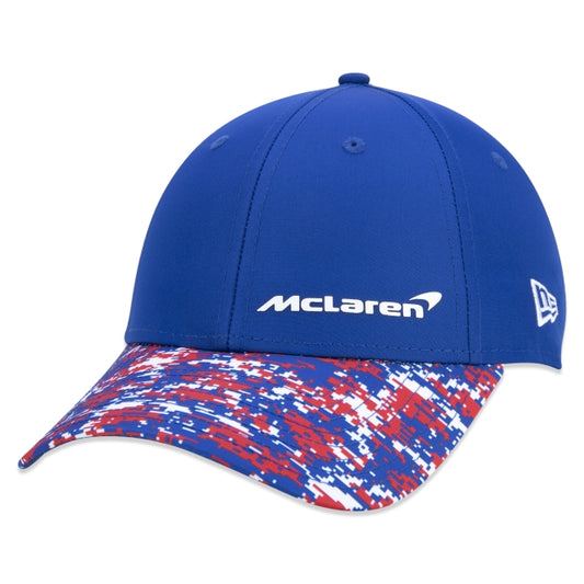 Cappello esclusivo New Era - 9FORTY McLaren GP Gran Bretagna Lando Norris a tesa curva Edizione Blu