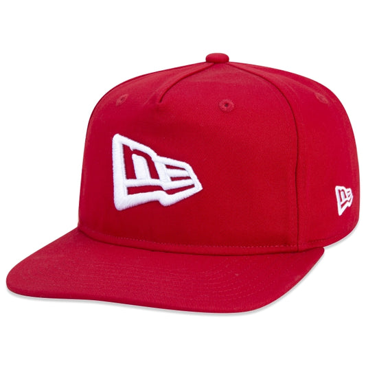 Cappello esclusivo New Era - The Golfer Snapback da donna a tesa piatta Edizione rossa
