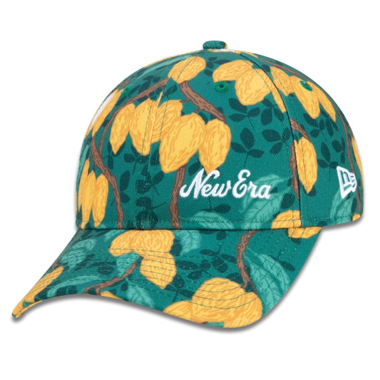 Cappello esclusivo New Era - 9TWENTY Strapback Joyful Curved Brim Edizione Verde/Giallo