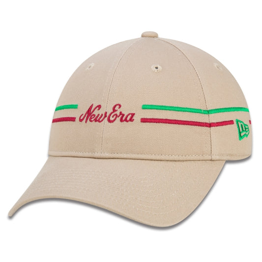Berretto esclusivo New Era - 9TWENTY Strapback Joyful Curved Brim Edizione Beige