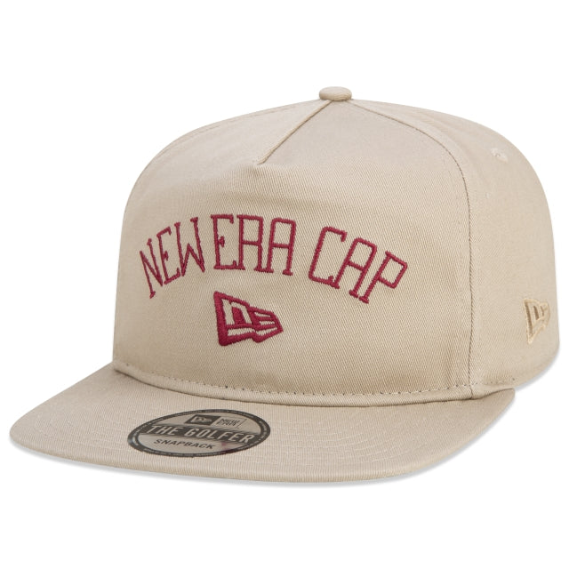Cappello esclusivo New Era - The Golfer Snapback Classico a tesa piatta Edizione Beige