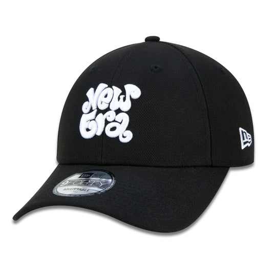 Cappello esclusivo New Era - 9FORTY Snapback Nero a tesa curva Edizione Natura
