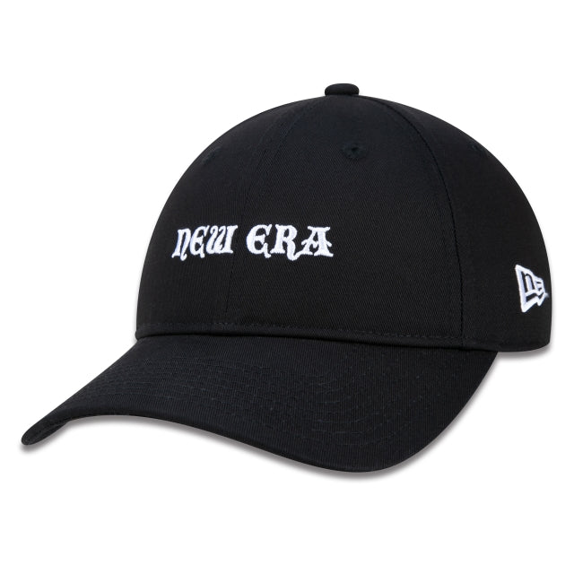 Berretto esclusivo New Era - 9TWENTY Strapback Occulth a tesa curva Edizione Nera