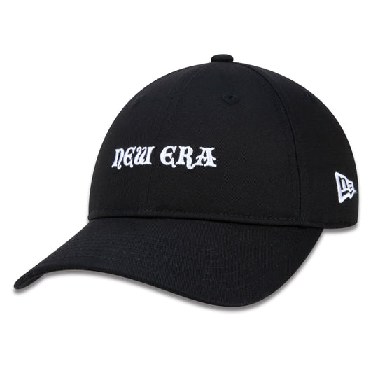 Berretto esclusivo New Era - 9TWENTY Strapback Occulth a tesa curva Edizione Nera