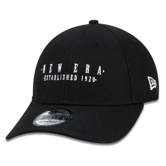 Cappello esclusivo New Era - 9FORTY Snapback Occulth a tesa curva Edizione nera