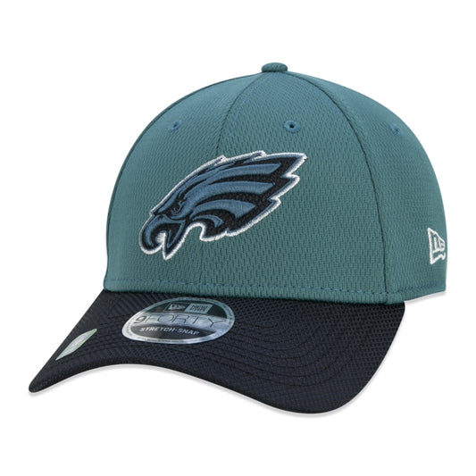 Berretto esclusivo New Era - 9FORTY Stretch Snap Philadelphia Eagles Sideline Cold Weather Edizione nera