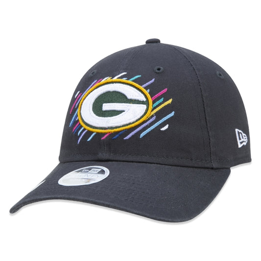Berretto New Era Exclusive - Donna 9TWENTY Green Bay Packers Crucial Catch Tesa curva Edizione Nera