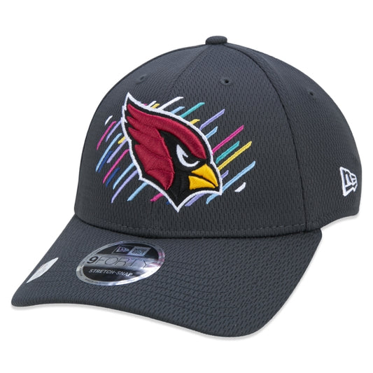 Berretto esclusivo New Era - 9FORTY Stretch Snap Arizona Cardinals Crucial Catch Tesa curva Edizione Nera