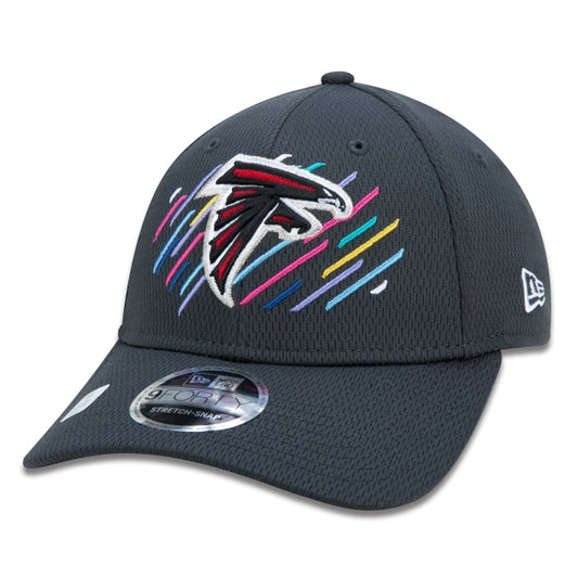 Berretto esclusivo New Era - 9FORTY Stretch Snap Atlanta Falcons Crucial Catch a tesa curva Edizione Nera