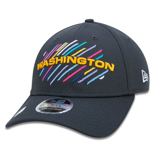 Berretto esclusivo New Era - 9FORTY Stretch Snap Washington Crucial Catch Tesa curva Edizione nera