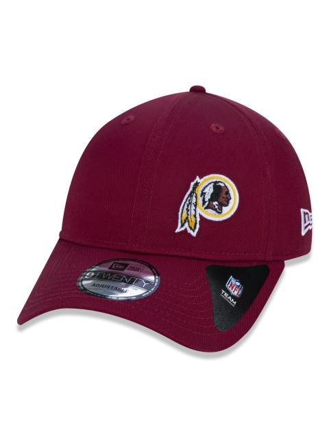 Cappello New Era Exclusive - 9TWENTY regolabile a tesa curva NFL Washington Redskins Essentials Edizione monocolore