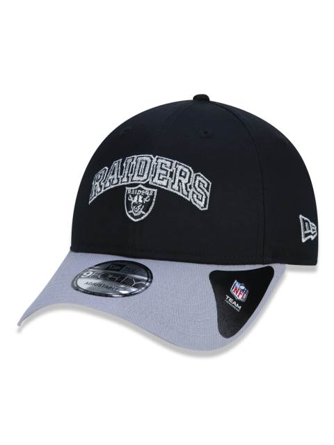 Cappello esclusivo New Era - Cappello regolabile a tesa curva 9FORTY, edizione monocolore NFL Oakland Raiders Essentials