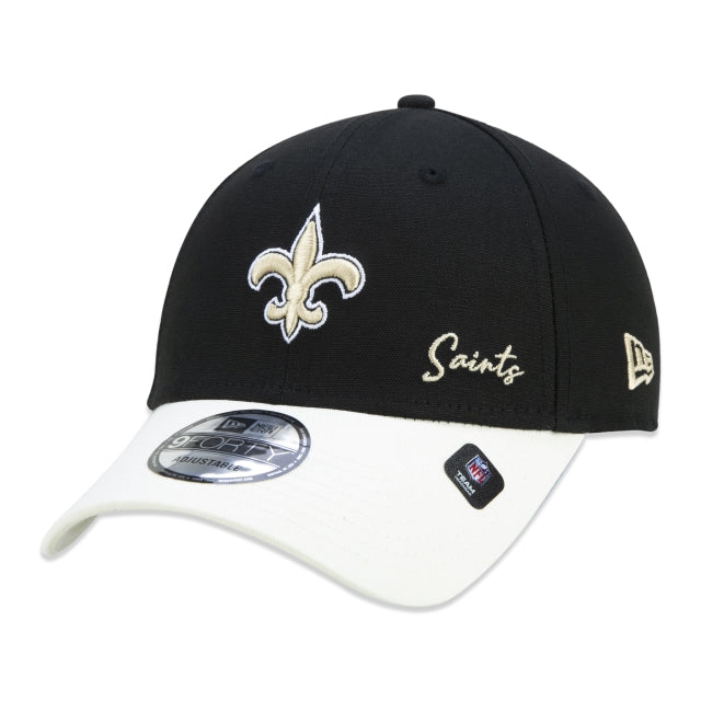 Cappello esclusivo New Era - 9FORTY Strapback a tesa curva New Orleans Saints Core Edition