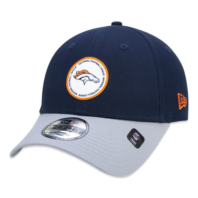 Cappello esclusivo New Era - 9FORTY Snapback a tesa curva Denver Broncos Core Circle Edition