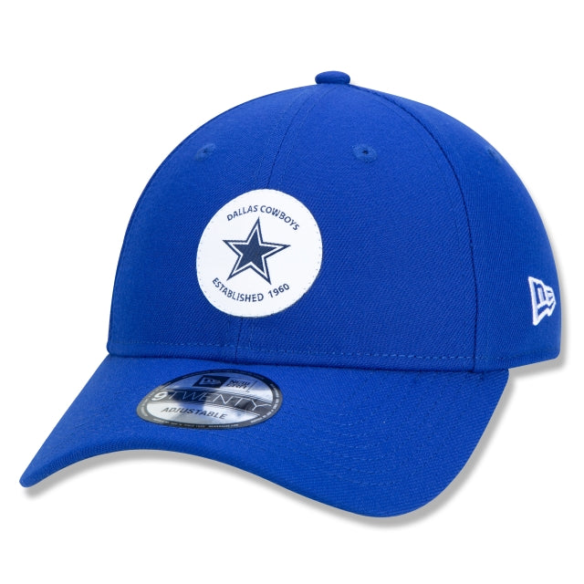 Cappello esclusivo New Era - 9TWENTY Strapback a tesa curva Dallas Cowboys Core Clean Edition