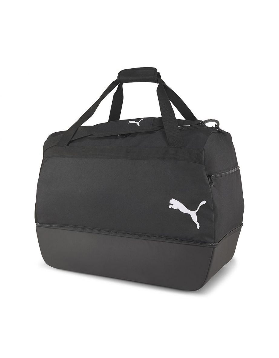 Borsone scuola calcio Puma Medium TeamGOAL 23 con scomparto per scarpette in nero