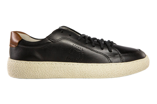 Zapatillas casual vaqueras negras para hombre