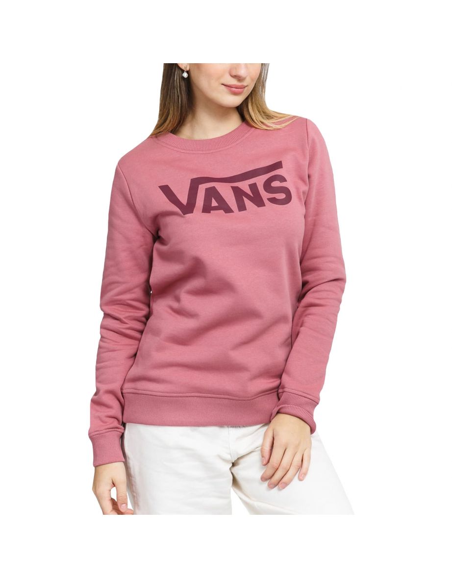 Jersey de manga larga Vans Classic V Crew Neck para mujer - Rosa