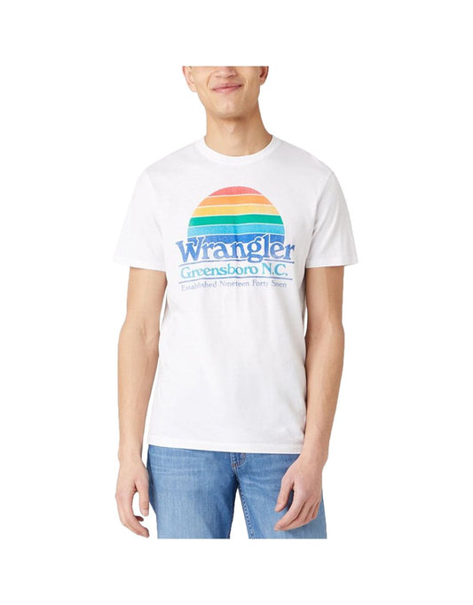 Wrangler Men's Graphic Short Sleeve Crew Neck Cotton T-Shirt