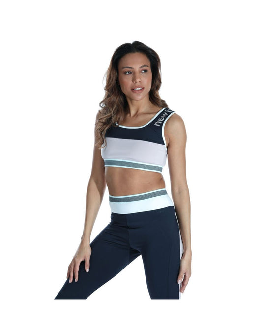 New Balance Donna Achiever Remix Black Crop Top