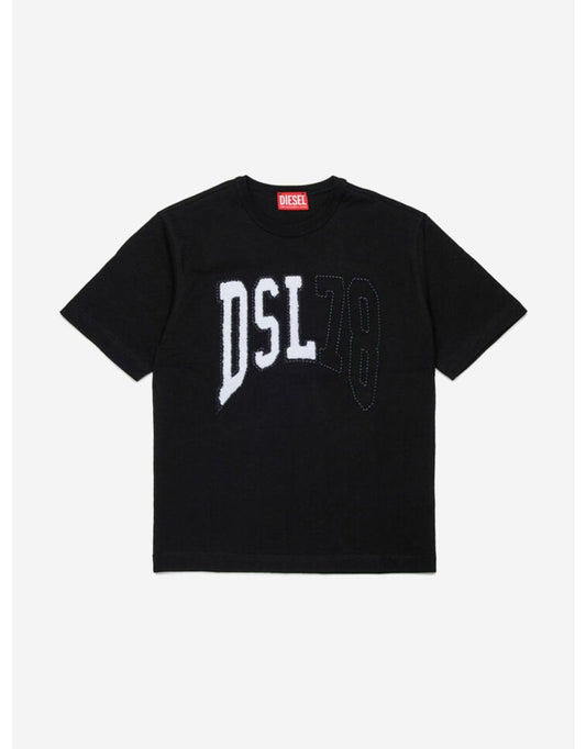 Boys' Black Logo T-Shirt