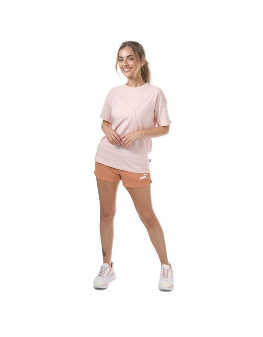 Pantaloncini da donna Puma Essentials in arancione