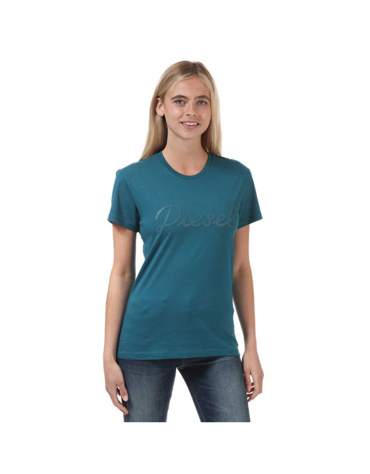 Maglietta Diesel Sully da donna in blu