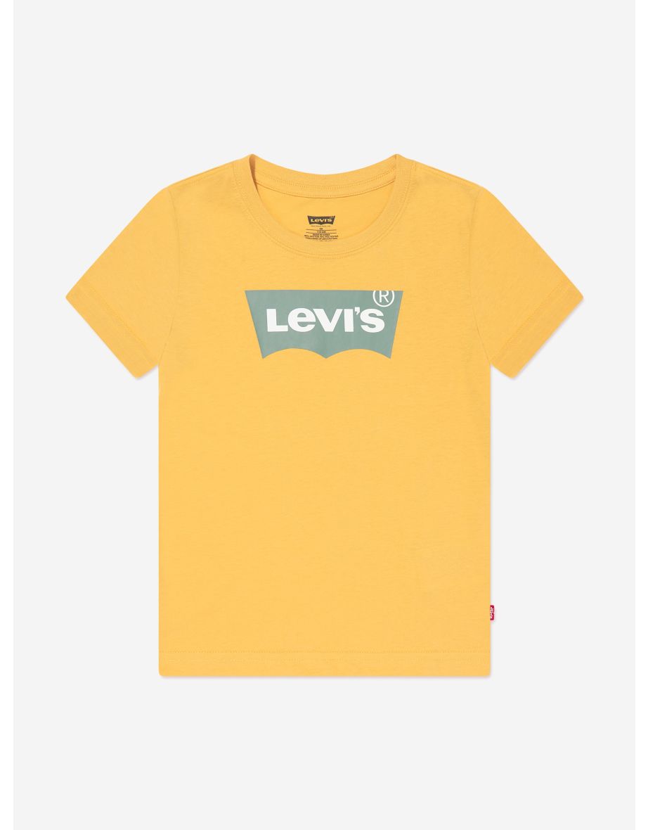 Yellow Boys' Batwing Logo T-Shirt