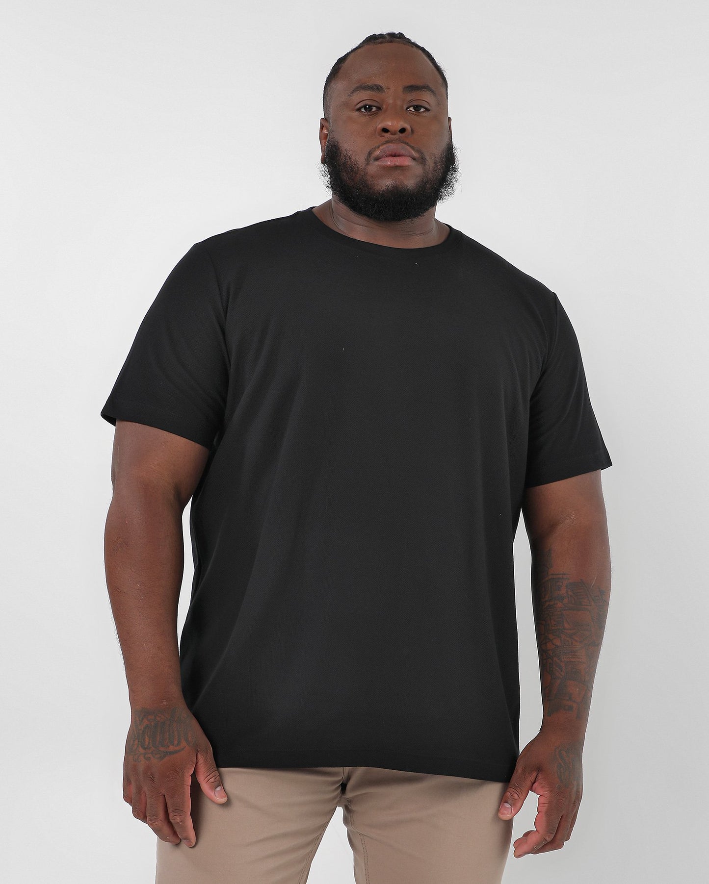 Camiseta masculina Plus Size Black Piquet | Allman By Riachuelo