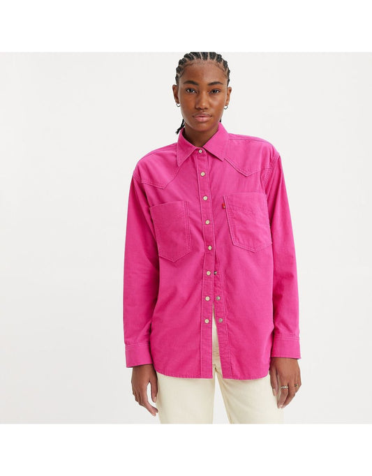 Camicia in cotone a maniche lunghe
