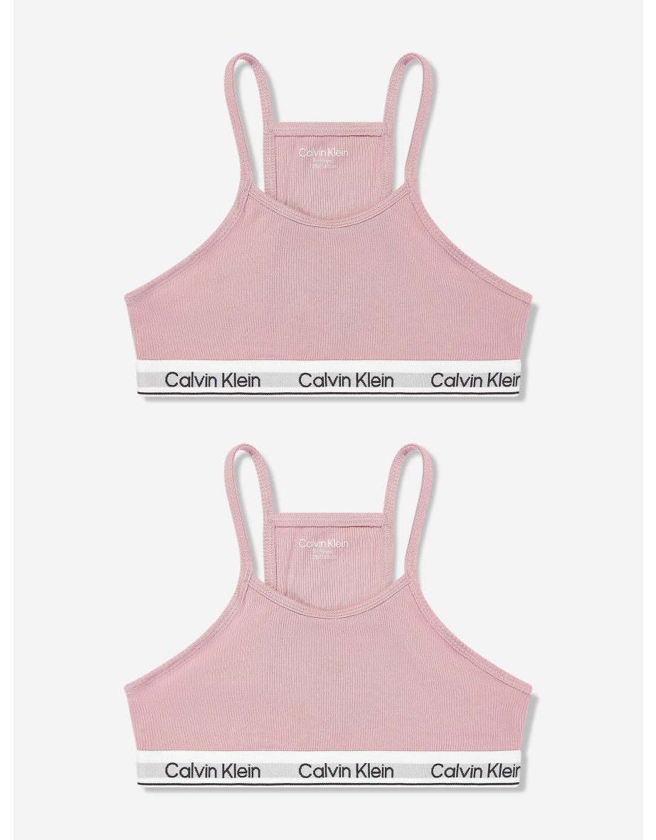 Conjunto Bralette Racerback Calvin Klein Girls' - Rosa