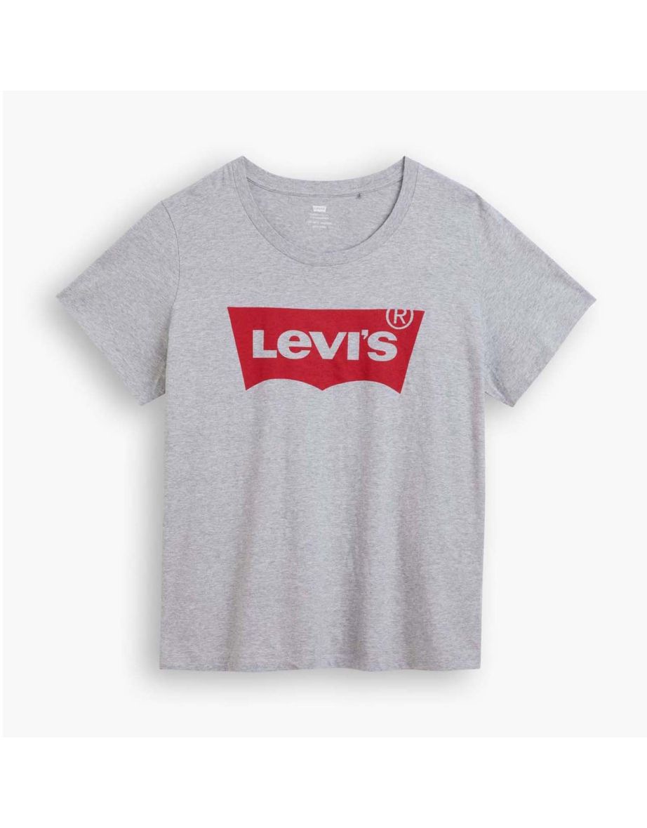 Maglietta Levi's Plus Size Perfect da donna in grigio