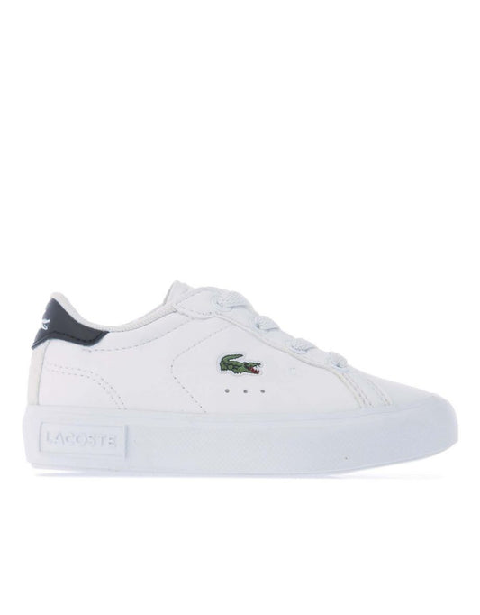 Tênis Lacoste Powercourt Infantil para Menino em Branco
