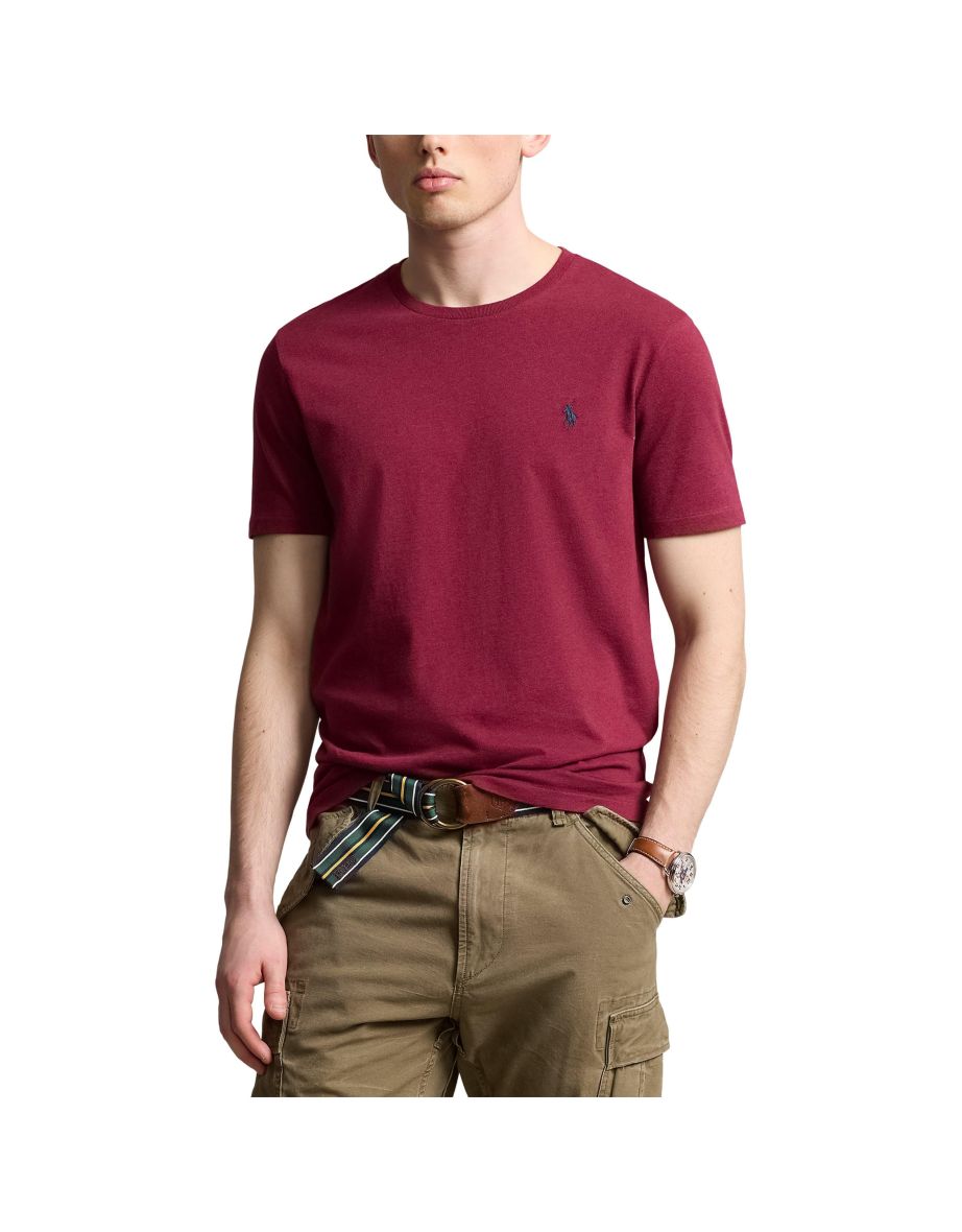 Camiseta de hombre Polo Ralph Lauren Custom Slim-Fit Roja