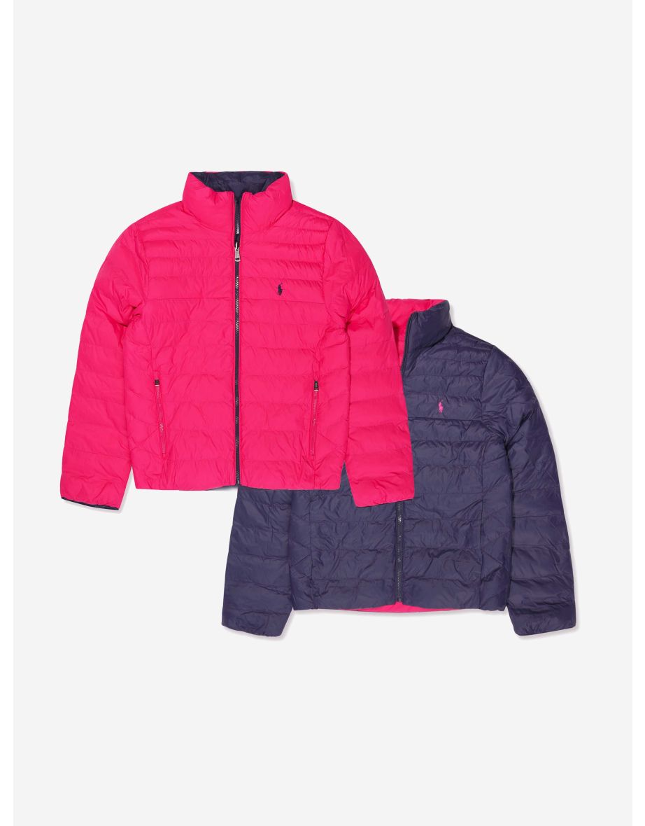 Giacca imbottita reversibile da bambina