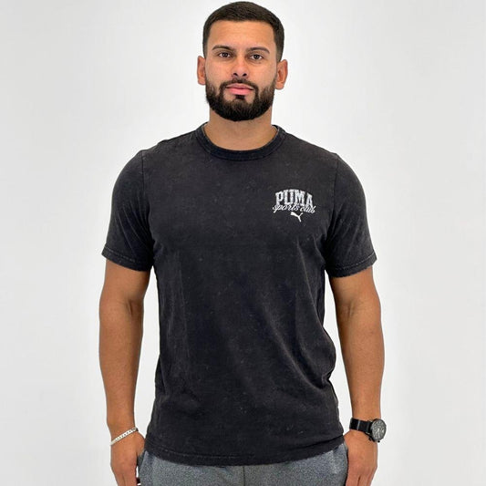 Maglietta Puma Class Washed a maniche corte da uomo - Nero