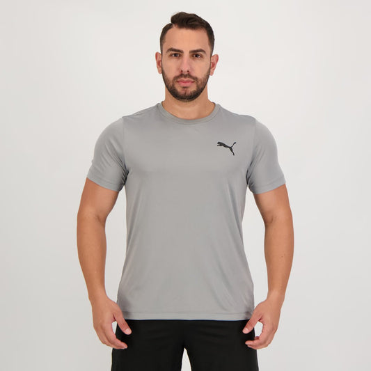 Maglietta Puma Active Small Logo 22 Grigio