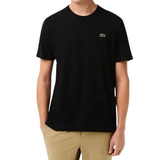 Maglietta Lacoste TH4562-23 031 Basic Nero - Uomo Taglia M