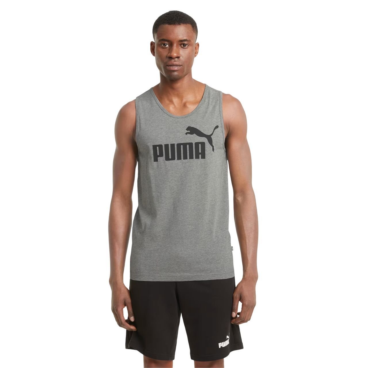 Canotta Puma Essentials Uomo 586670-03 Grigio/Nero