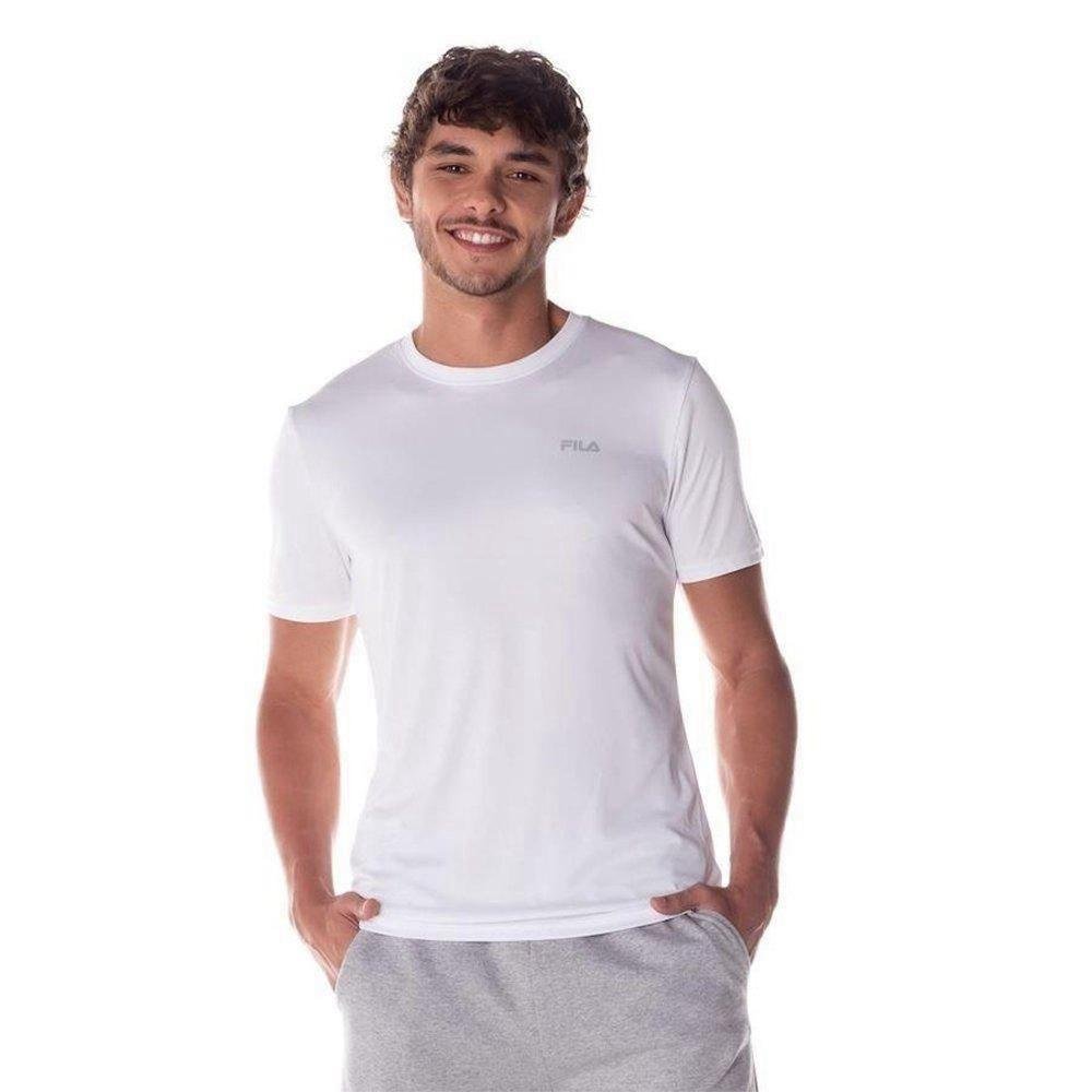 Maglietta Fila Basic Sports Uomo TR180712-1671 Bianco