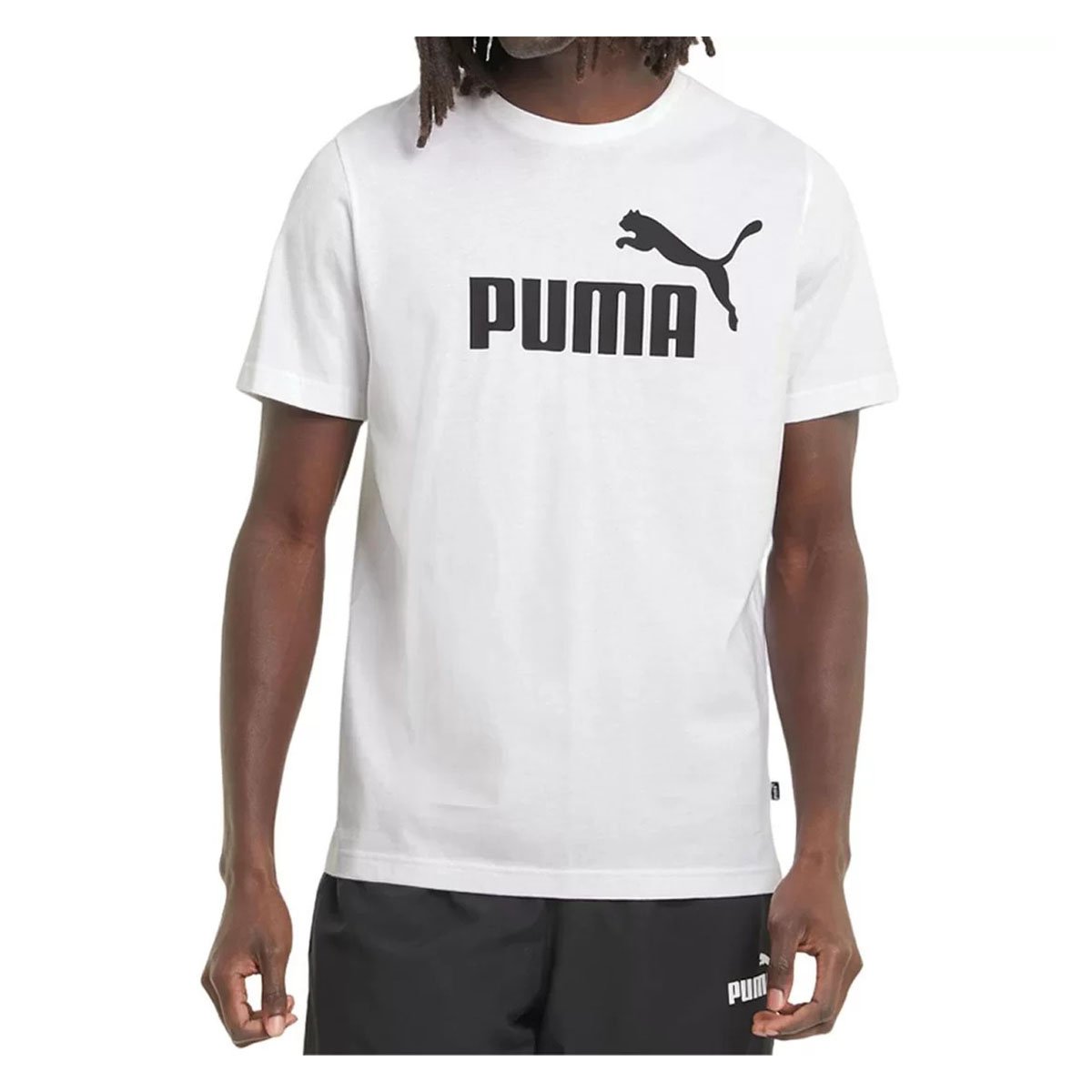 Maglietta Puma Essentials Logo Uomo - Bianco