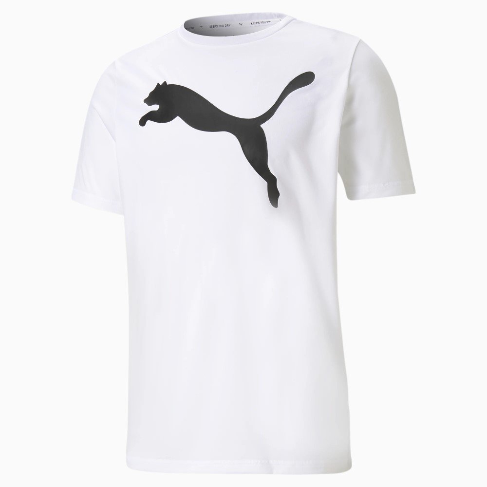 Maglietta Puma Active Big Logo Uomo - Bianco