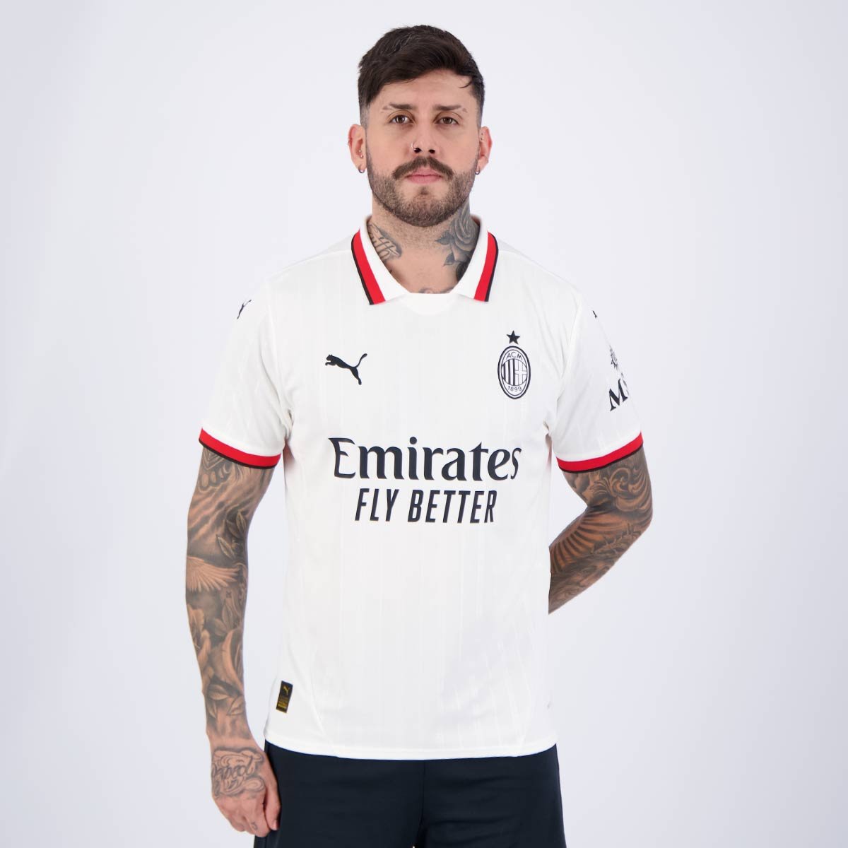 Puma Milan Maglia Bianca Away 2025