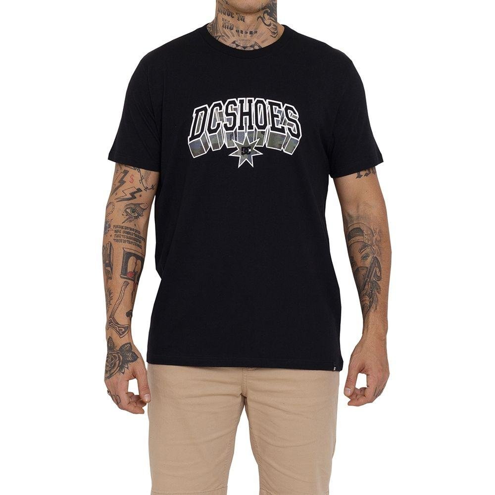 Camiseta Built Up DC Shoes Hombre - Negra