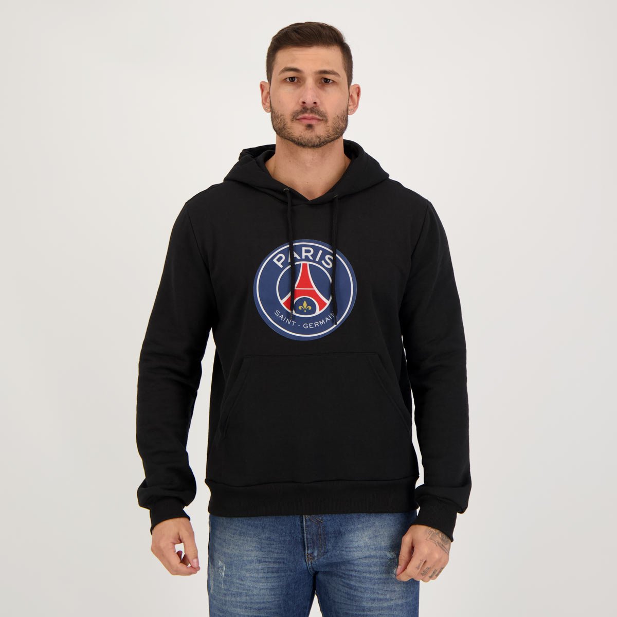 Sudadera polar negra PSG