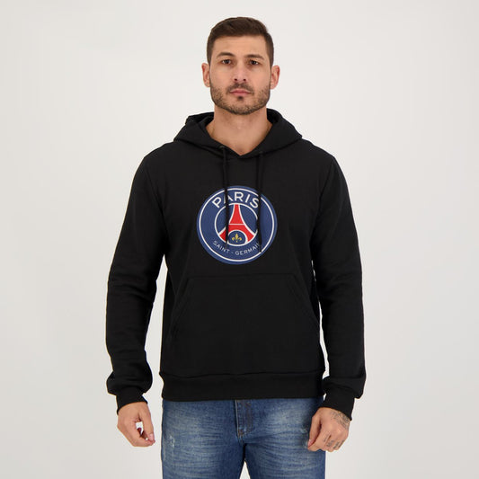Sudadera polar negra PSG