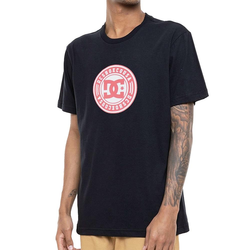 Camiseta DC Shoes Hombre VC Paper Clip Patch-M SM23 Negro