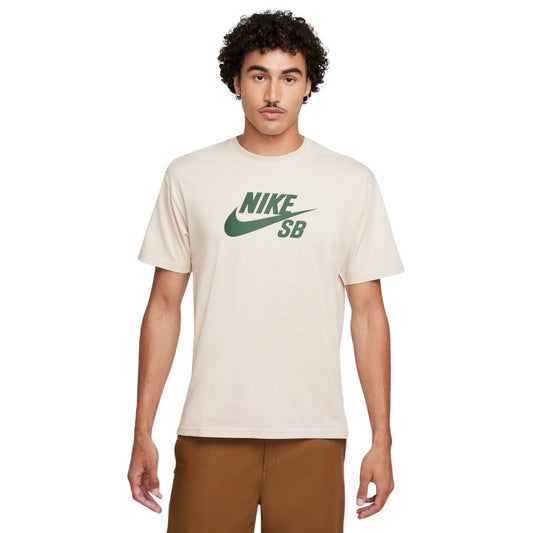 Maglietta SB Nike da uomo in beige