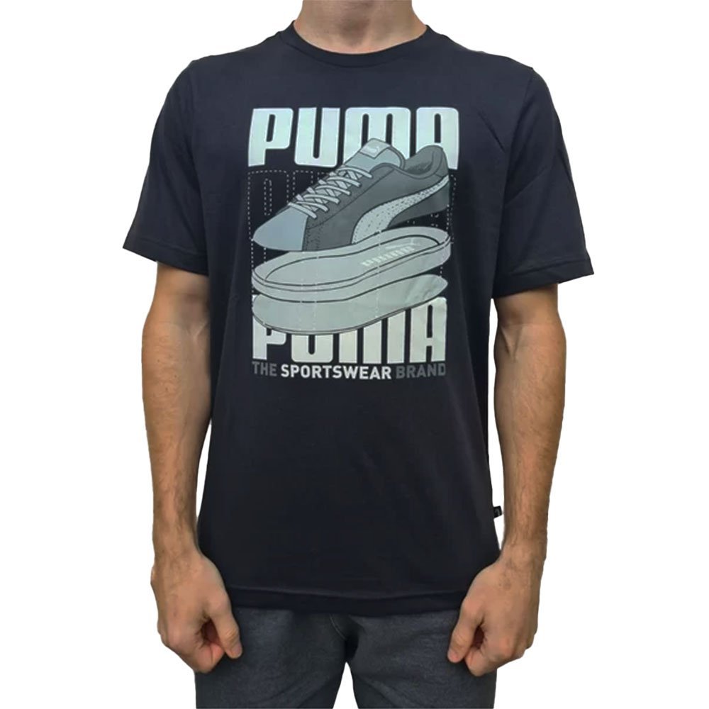 Maglietta Puma Sneaker Layers Nero Uomo